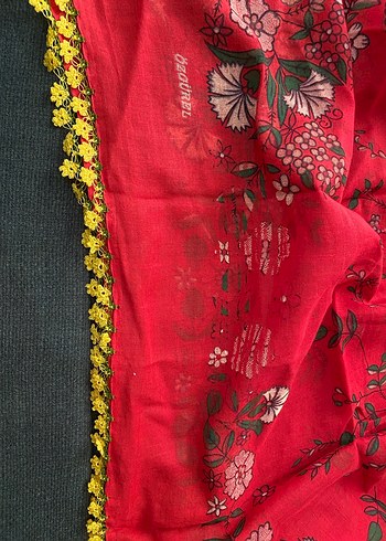 Kırmızı buyuk boy yazma tahta baski - Görsel 4