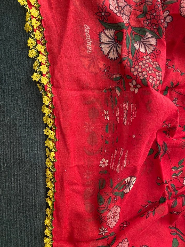 Kırmızı buyuk boy yazma tahta baski - Görsel 4