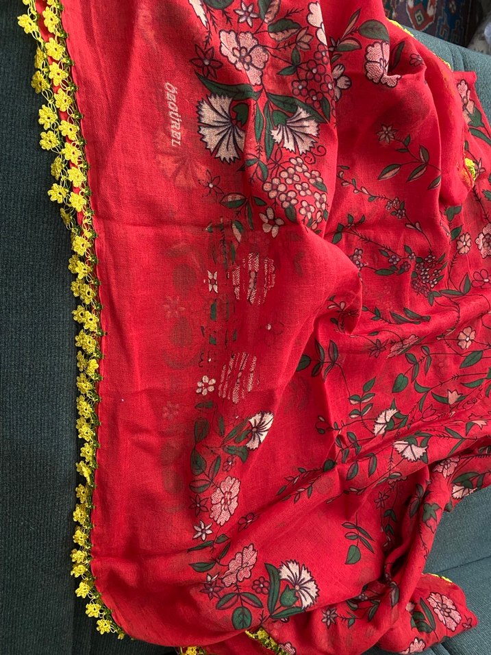 Kırmızı buyuk boy yazma tahta baski - Görsel 3