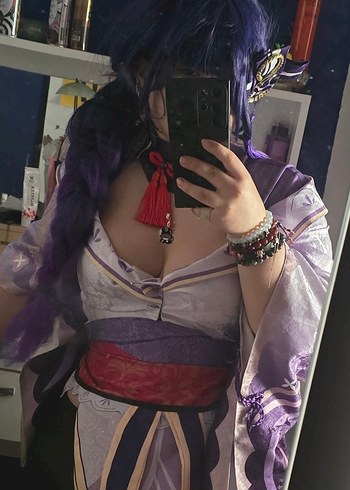 genshin raiden shogun cosplay - Görsel 2