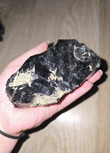 Büyük boy obsidyen doğal taş - Görsel 3