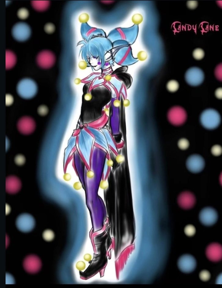 candy cane creepypasta cosplay jester - Görsel 2