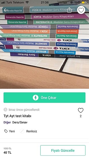 Tyt ayt test kitabı