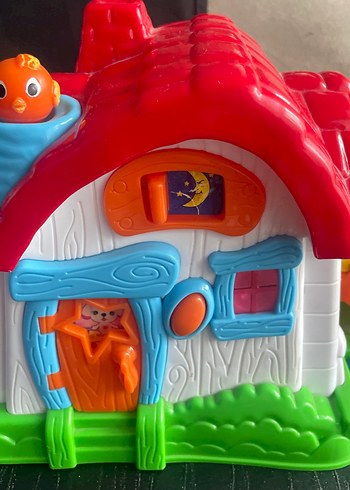 Müzikli ve Renkli Ev ve Sallanan Bebek Oyuncağı - Görsel 3