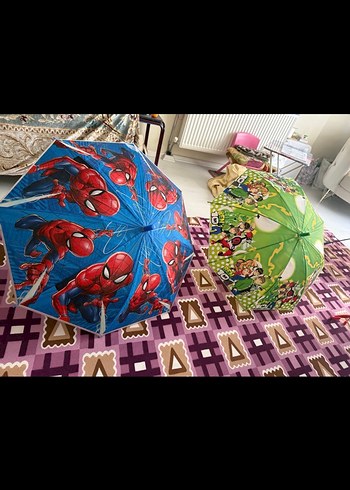 Renkli Pop Kültür çocuk şemsiye - Görsel 3