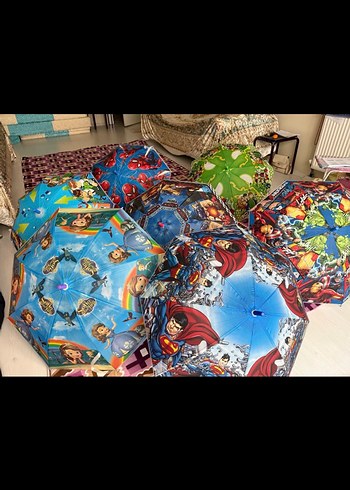 Renkli Pop Kültür çocuk şemsiye - Görsel 2