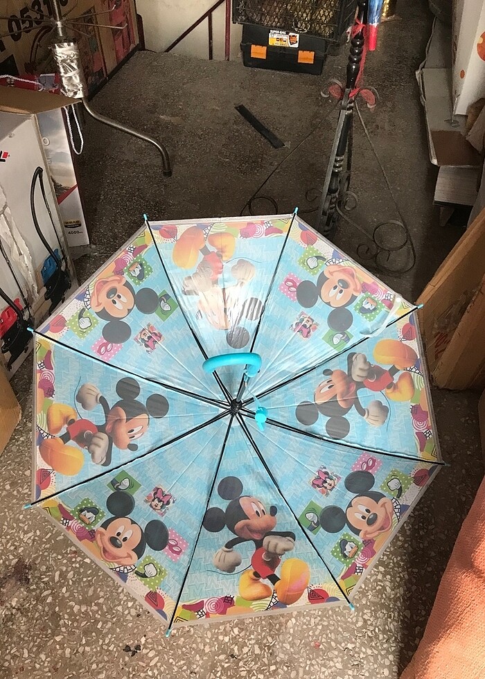 Mickey mouse şemsiye - Görsel 2