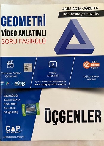 Geometri Video Anlatımlı Soru Fasikülü - Üçgenler Çap Yayınları