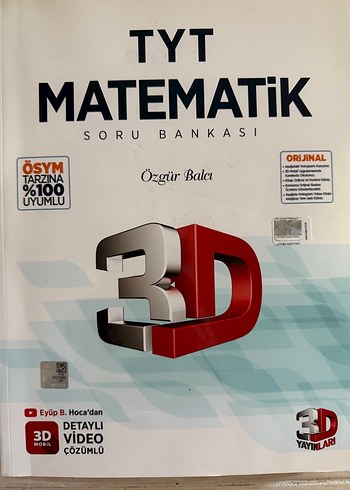 3D TYT Matematik Soru Bankası Özgür Balcı