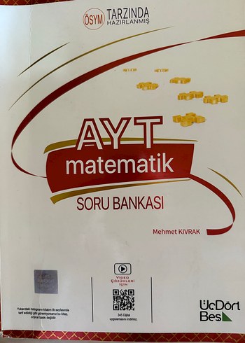 AYT Matematik Soru Bankası - Mehmet Kıvrak ÜçDörtBeş