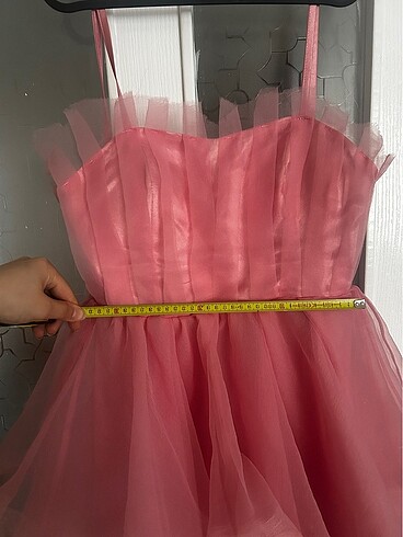 s Beden pembe Renk Pembe Bride Elbisesi