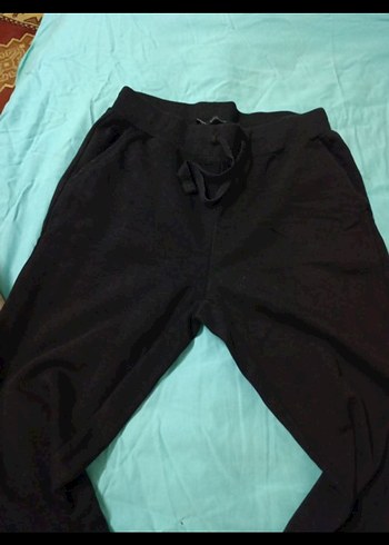 Siyah Kadın Salaş Sweatpant