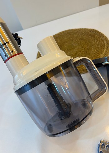 Beyaz-Gri Çok Amaçlı Blender ve Doğrayıcı - Görsel 6