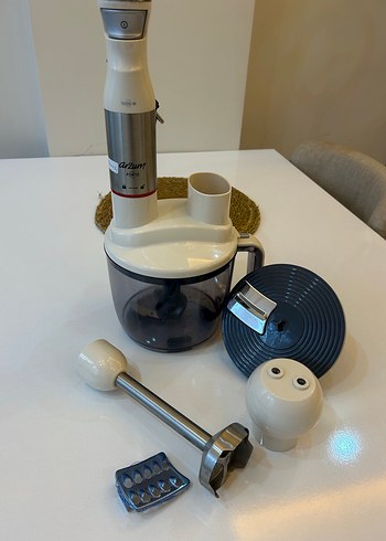 Beyaz-Gri Çok Amaçlı Blender ve Doğrayıcı - Görsel 9