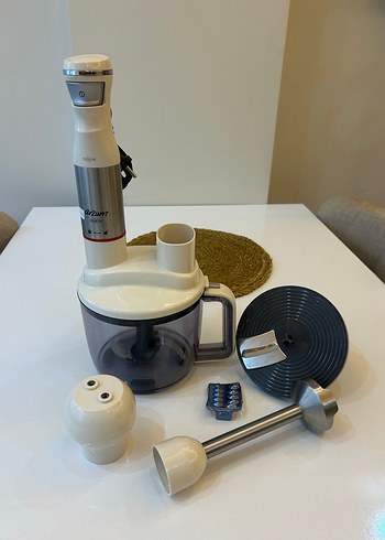 Beyaz-Gri Çok Amaçlı Blender ve Doğrayıcı - Görsel 2