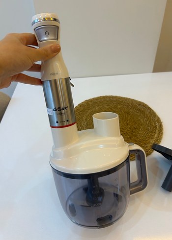 Beyaz-Gri Çok Amaçlı Blender ve Doğrayıcı - Görsel 5