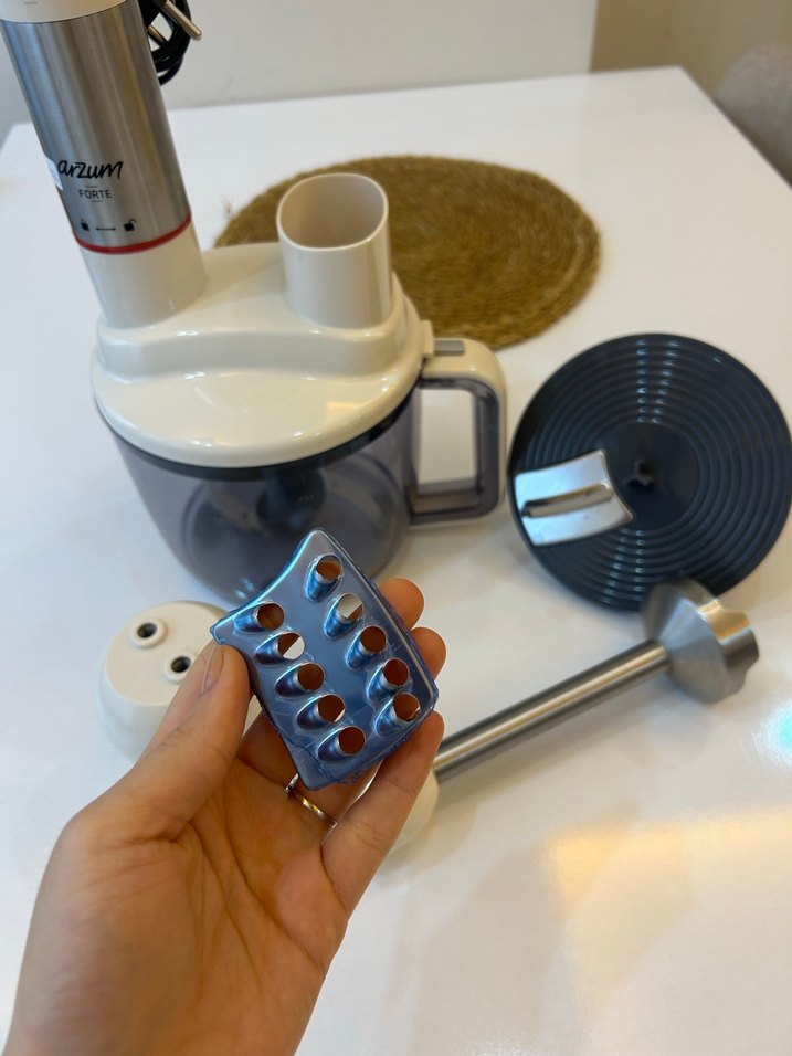 Beyaz-Gri Çok Amaçlı Blender ve Doğrayıcı - Görsel 3