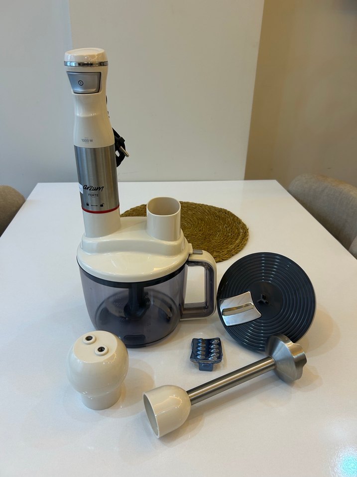 Beyaz-Gri Çok Amaçlı Blender ve Doğrayıcı - Görsel 2