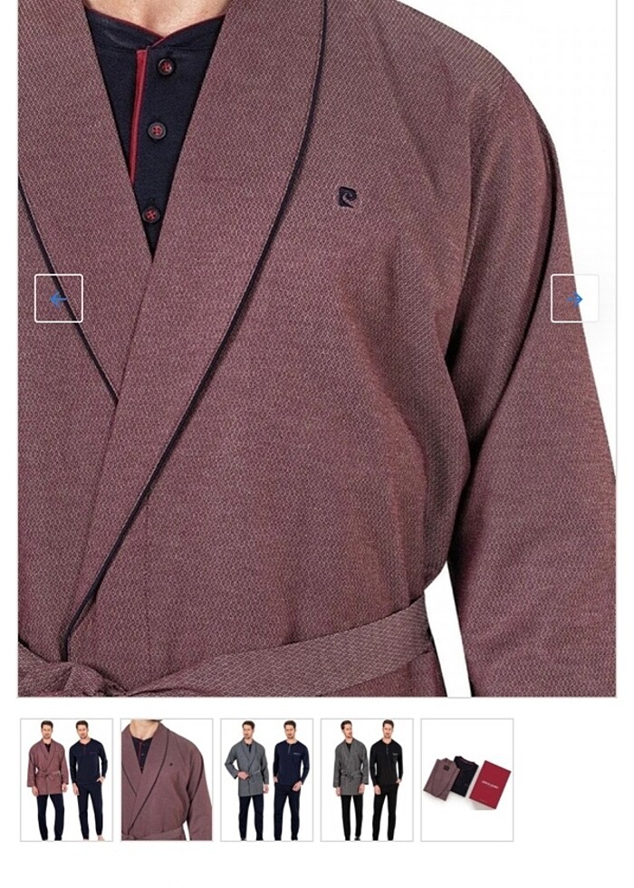 Pierre  CARDİN PİJAMA TAKIMI - Görsel 3