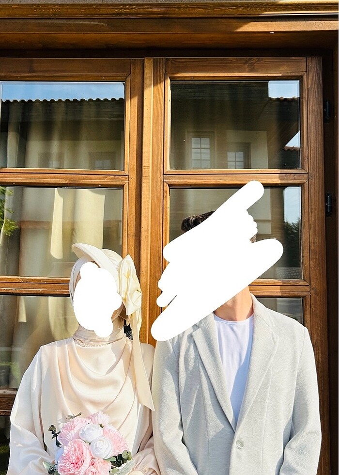 Tesettür nikah elbisesi - Görsel 3