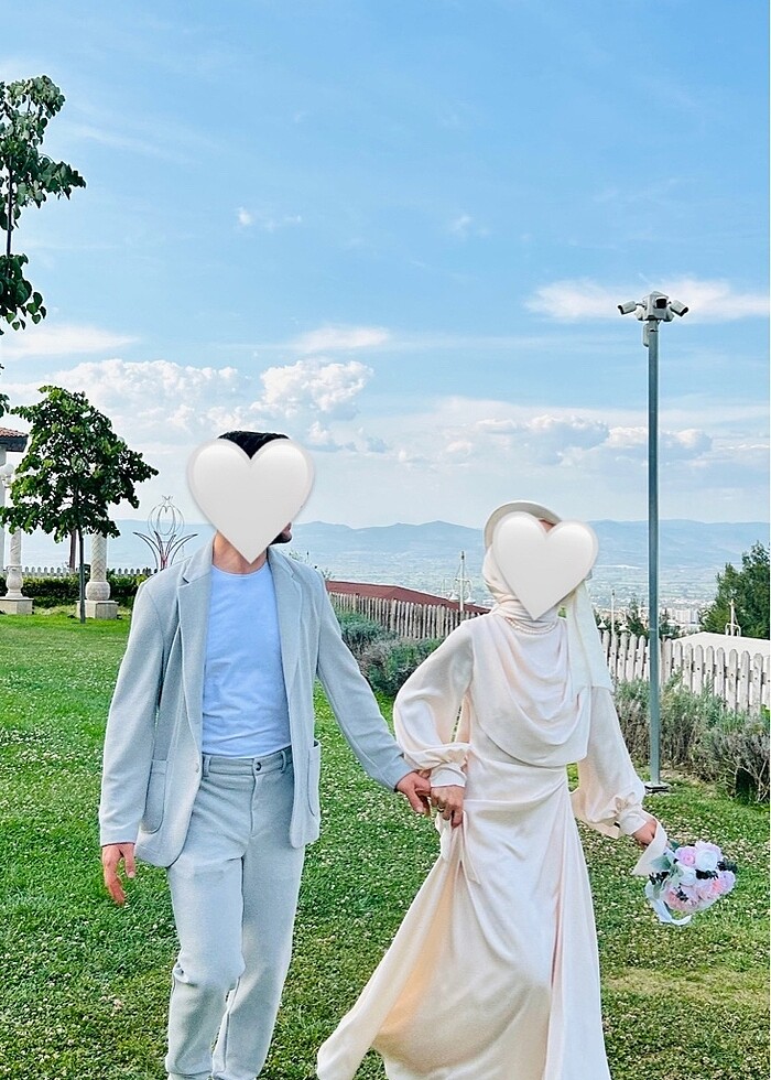 Tesettür nikah elbisesi - Görsel 2