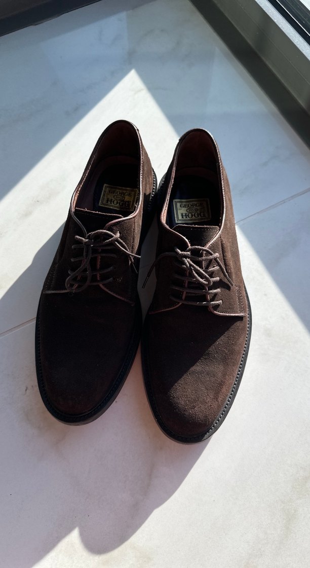George Hogg Klasik Kahverengi Süet Erkek Ayakkabı - Görsel 2