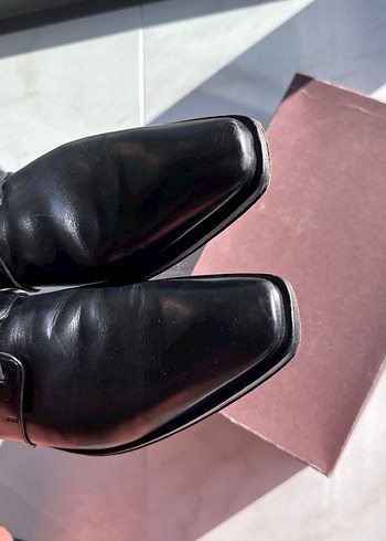 Klasik Siyah Deri Erkek Ayakkabı - Görsel 5