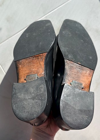 George Hogg Siyah Klasik Erkek Ofis Ayakkabısı - Görsel 3