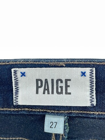 27 Beden lacivert Renk Paige Jean / Kot %70 İndirimli.