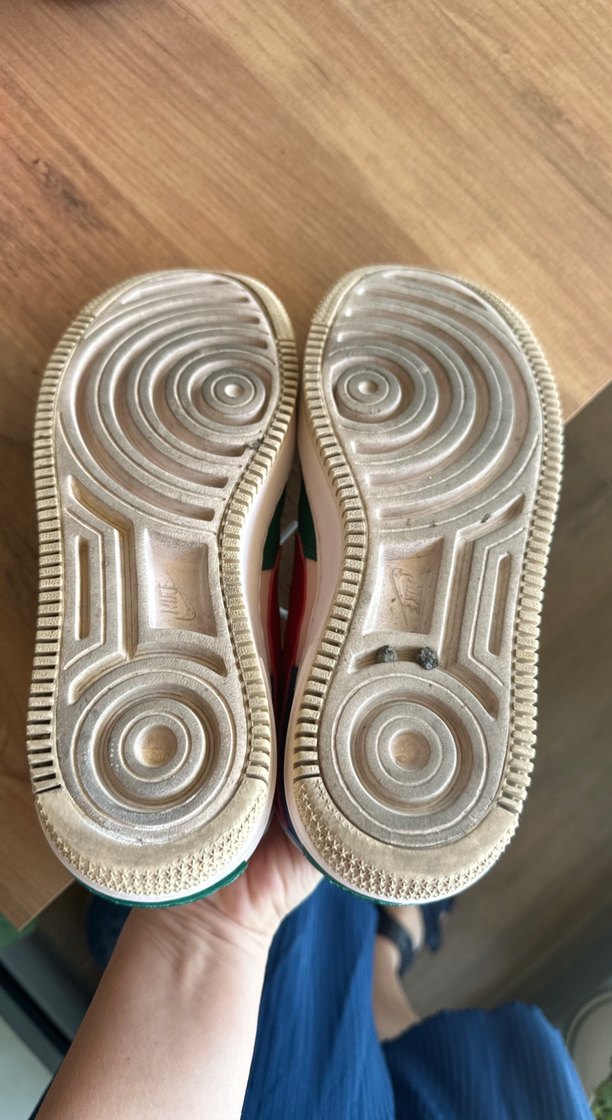 Nike Air çok renkli bağcıklı kadın spor ayakkabı - Görsel 4