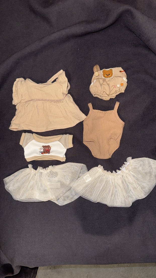 Bej Bebek Kız Kombin Seti - Görsel 2