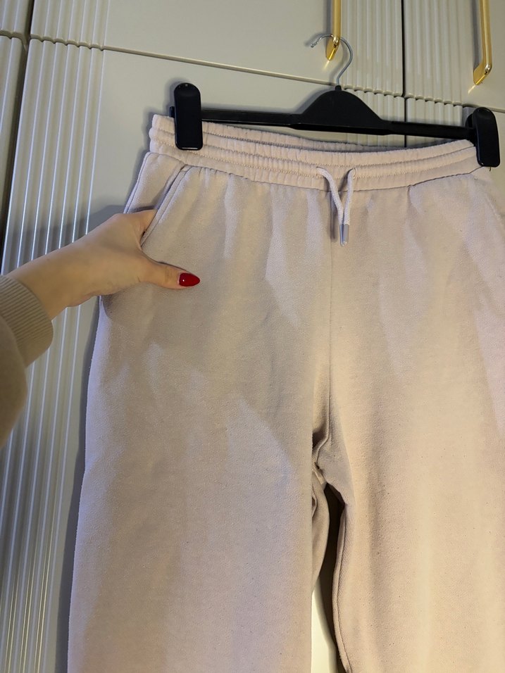 Zara Bej Midi Kadın Eşofman Altı - Görsel 2