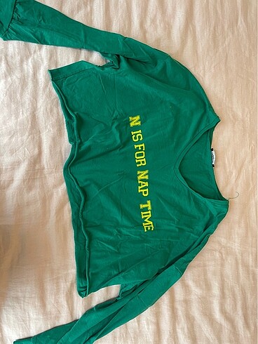 Trendyolmilla yeşil sweatshirt
