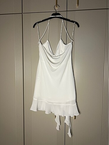 Zara beyaz elbise - Görsel 4