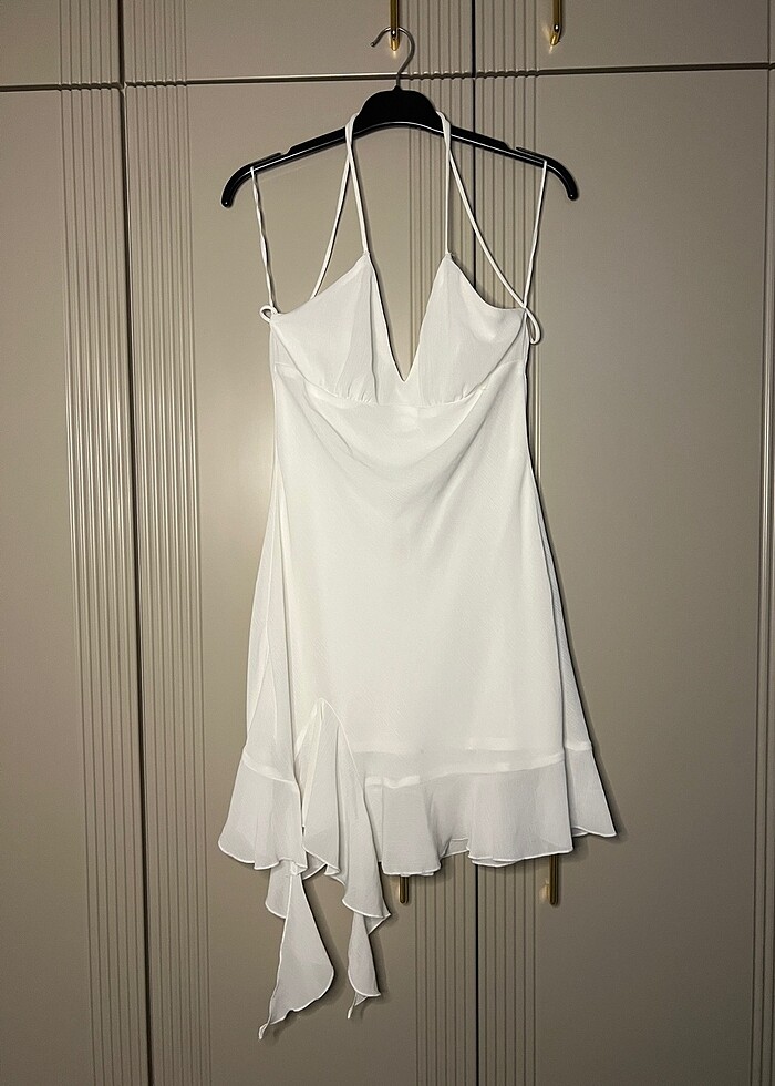 Zara beyaz elbise - Görsel 3