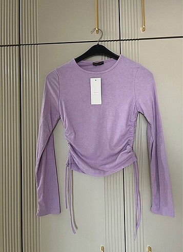 Lila ince triko - Görsel 2