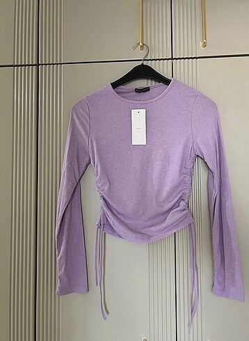 Lila ince triko - Görsel 3