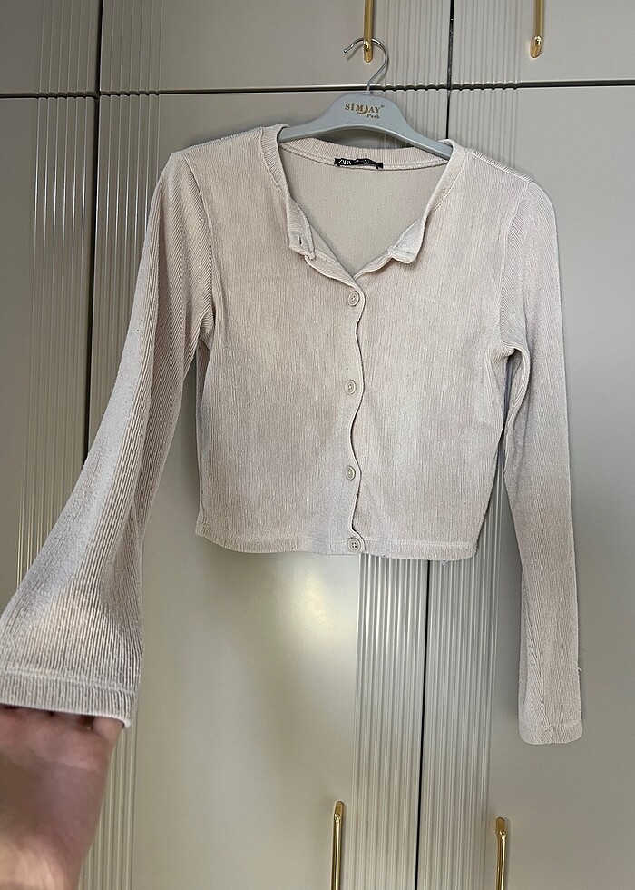 Zara bej hırka - Görsel 4