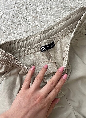 Zara deri pantolon - Görsel 5