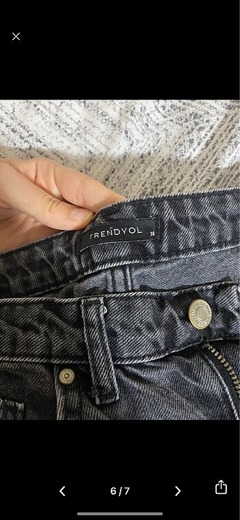s Beden siyah Renk Siyah Wide Leg Jean