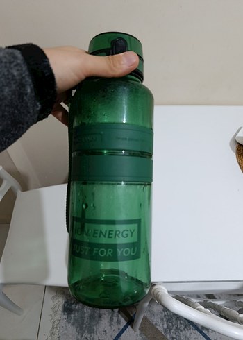 Uzspace 1500ml Tritan Matara Yeşil - Görsel 3