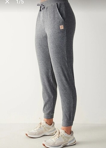 xs Beden gri Renk PENTI FİTİLLİ JOGGER PANTOLON 