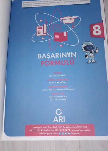  Atölyem 8. Sınıf Matematik Soru Bankası