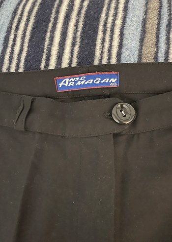 Kadın Siyah Kumaş Pantolon - Görsel 2