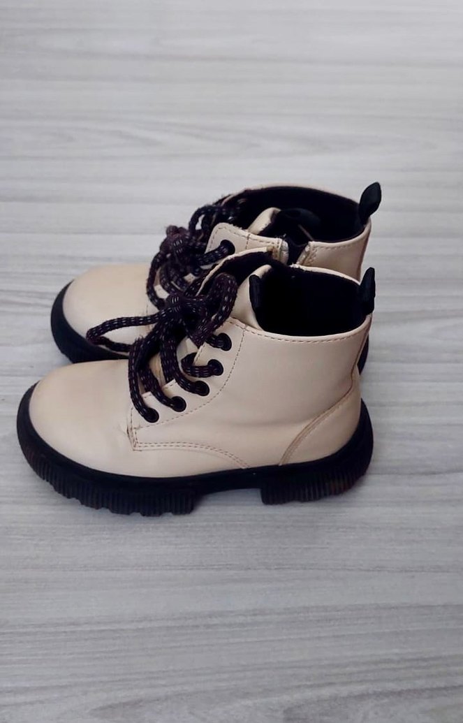 Zara Kız Çocuk Beyaz Bağcıklı Bot - Görsel 3