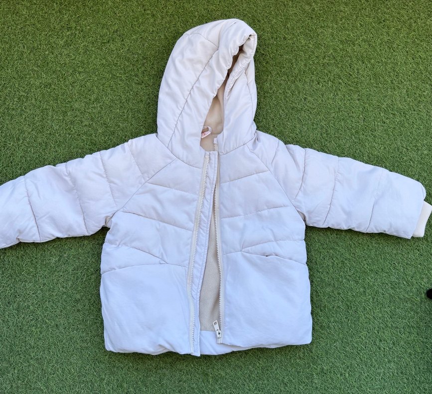 Koton Kids Kız Çocuk Kapüşonlu Fermuarlı Mont - Görsel 4