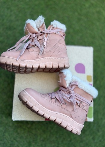 VİCCO Kız Çocuk Pembe Peluş Detaylı İçi Yünlü Bot - Görsel 3