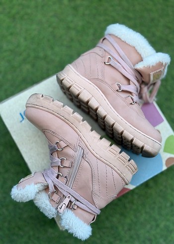 VİCCO Kız Çocuk Pembe Peluş Detaylı İçi Yünlü Bot - Görsel 4