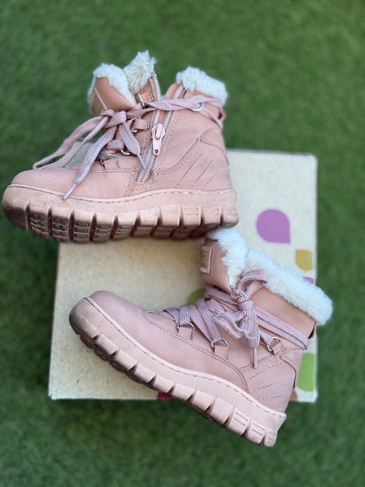 VİCCO Kız Çocuk Pembe Peluş Detaylı İçi Yünlü Bot - Görsel 3