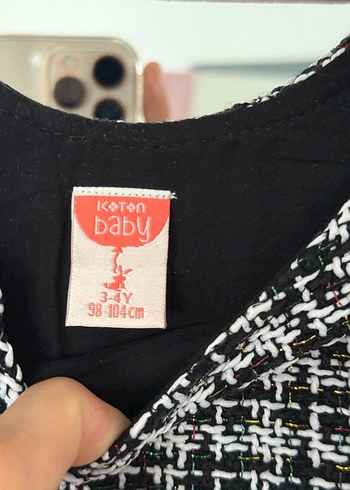 KOTON KİDS KIZ TÜVİT KUMAŞ JİLE ELBİSE - Görsel 6